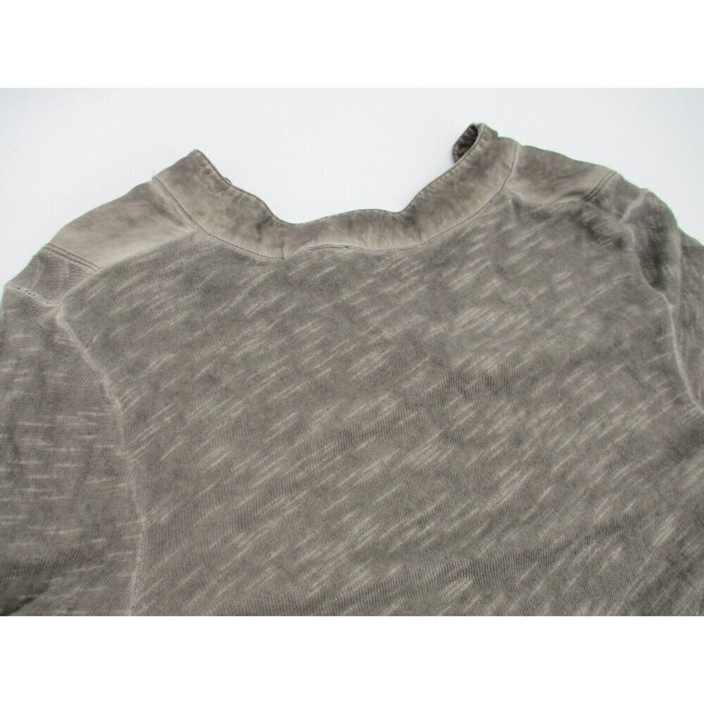 Soft Surroundings Womens Top Small Long Sleeves V Neck Boho Brown Cotton Casual - Picture 11 of 12